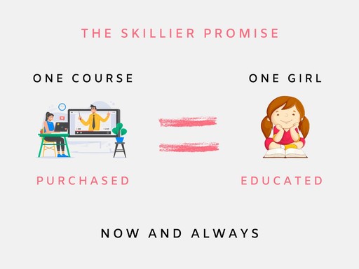 Upskill. Get Certified. Support Girl's Education.