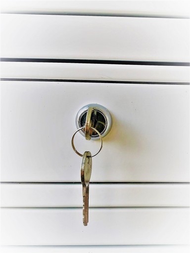 Cam Lock Fitted to Letterbox