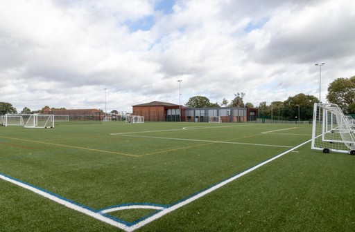 Football pitches at Ryeish Green Sports Hub