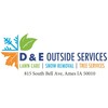 D&E Outside Services Logo