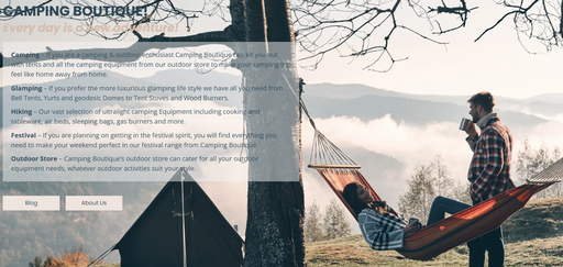 Camping Boutique Cover Photo