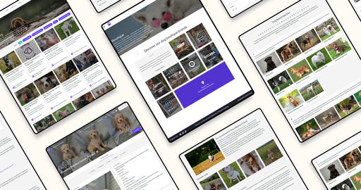 Website design and development for DogStop