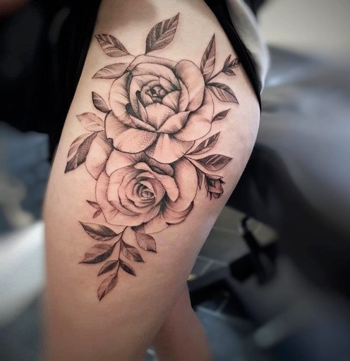 ladies leg tattoo gloucester