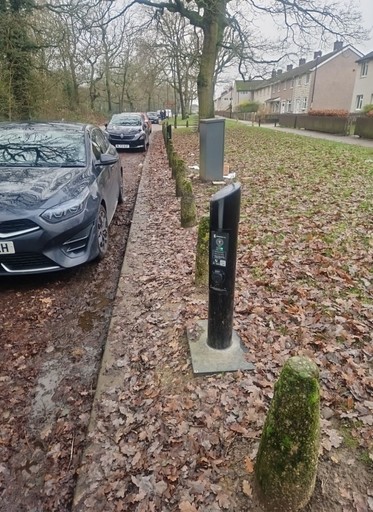 Image of Connected Kerb charge points at Middle Ride