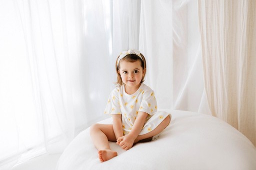 Our handmade organic baby dress