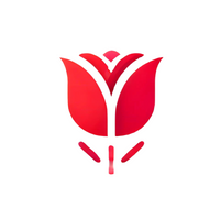 Tulip Decor logo of a red Tulip flower