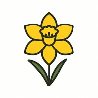 Logo of a yellow daffodil flower