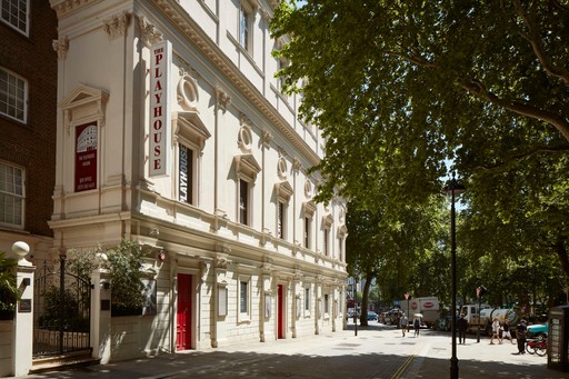 Side view of the Kit Kat Club at the Playhouse Theatre