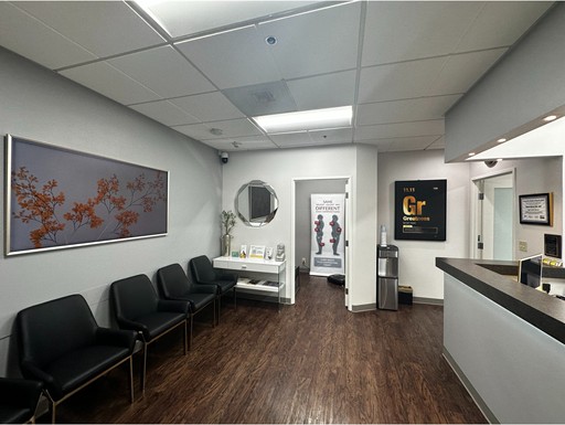 Patient waiting and reception area.