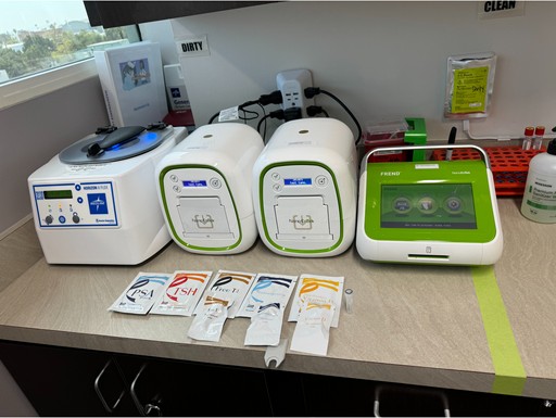 Onsite and same day hormone testing