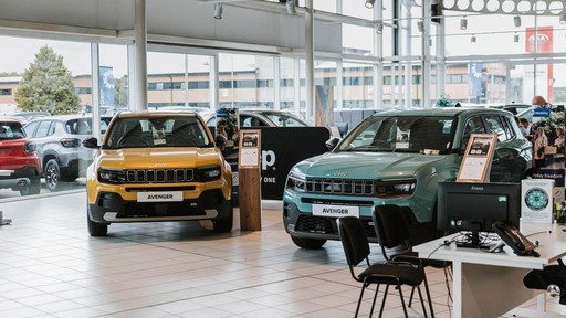 Evans Halshaw Jeep Hull Dealership Interior Avengers