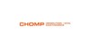 Industrial Demolition - Chomp Excavation & Demolition Logo