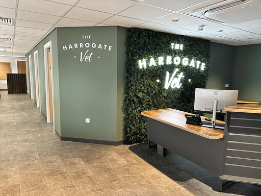 Reception area