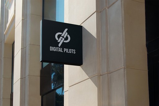 Digital Pilots Entrance Sign