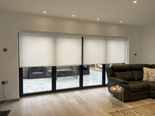 Electric Roller Blinds for Bi-Fold Doors