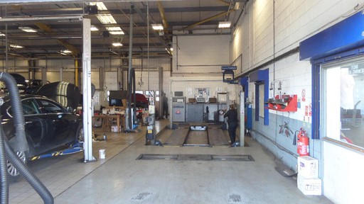 Inside the Vauxhall service centre York workshop