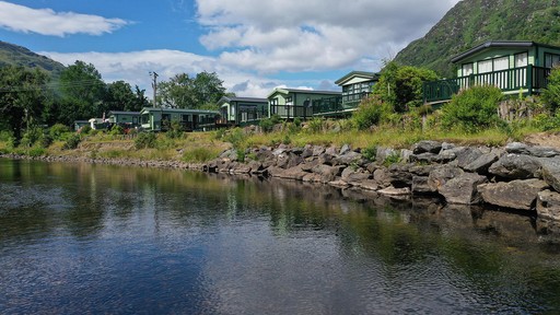 Aerial view of Stratheck Holiday Park