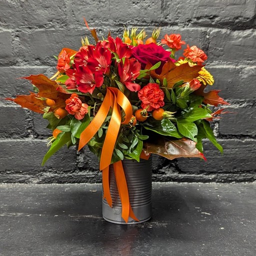 A Tin of Seasonal Flowers
