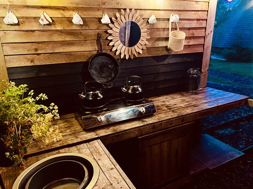 Hen party glamping