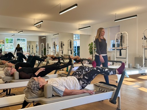 Reformer class, Luma Pilates Edinburgh