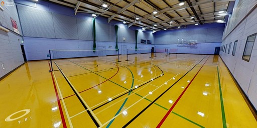Sports hall at Ripley Leisure Centre