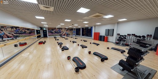 Group workout studio at Ripley Leisure Centre