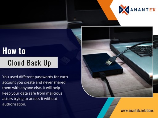 How to Cloud Back Up