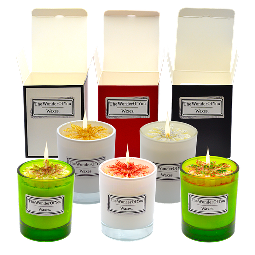 The Wonder of You Waxes - Flower Top Candle Jars