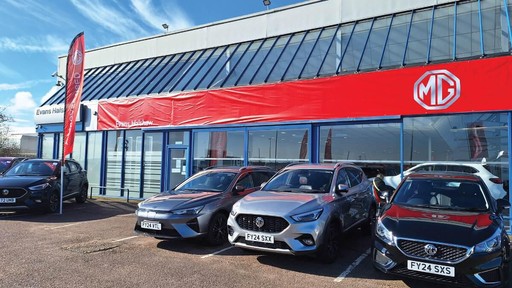 MG Grantham Showroom Exterior Front