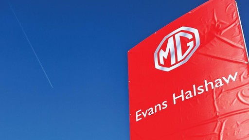 MG Grantham Dealership Sign