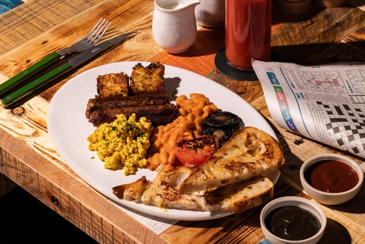 Vegan Meat Free Breakfast