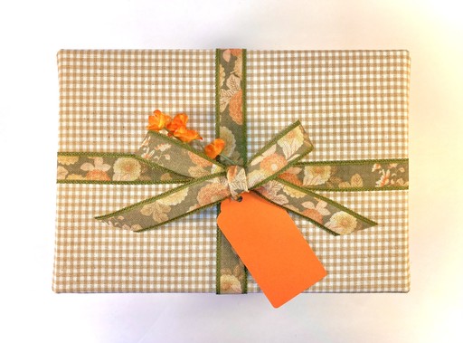 Unique and sustainable - fabric wrapped gift boxes