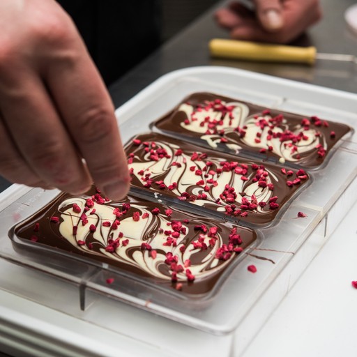 Handmade chocolate bars