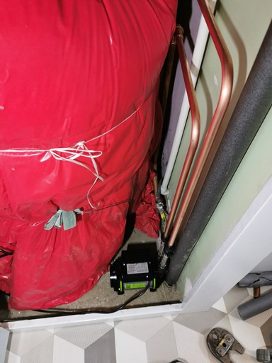 Hot water  pump Installation 