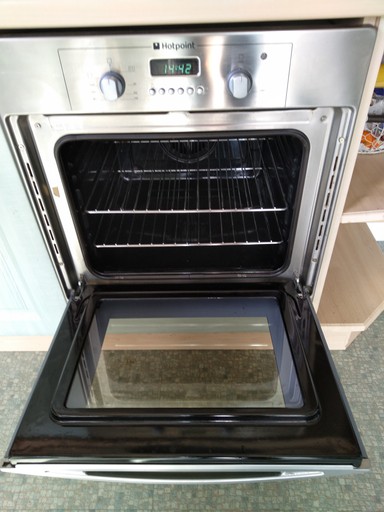 after the oven clean service