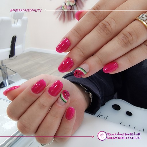 Watermelon Nails
