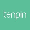 The logo for Tenpin Entertainment Centres - Over 50 Sites across the United Kingdom offering bowling, laser tag, escape rooms, karaoke, and many more indoor activities. Visit a Tenpin near you and get your game on!