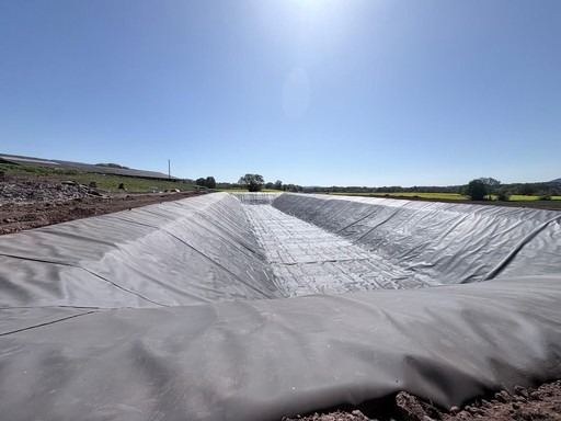 Slurry Lagoon and Floating Cover