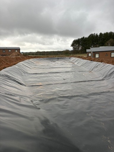 Attenuation Ponds Installed