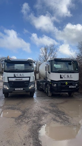 C&L Ready Mix Concrete Lorries