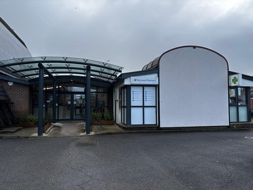 front of pharmacy