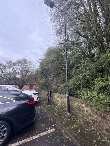 Image of the Connected Kerb charge points at Broseley Library Car Park
