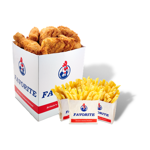 Fried Chicken and Fries