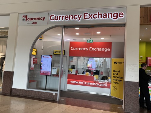 No1 Currency Dundee Store Front Side 2025