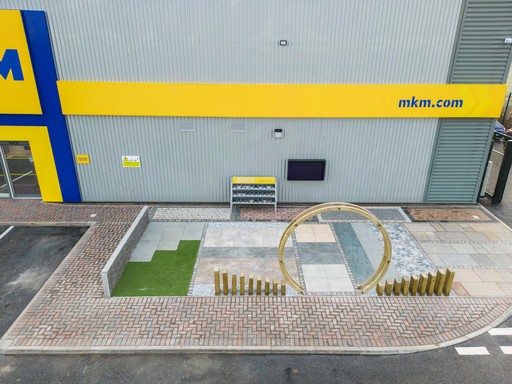 Landscaping at MKM Carlisle.