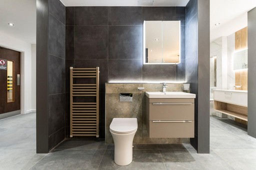 Bathroom showroom at MKM Carlisle.
