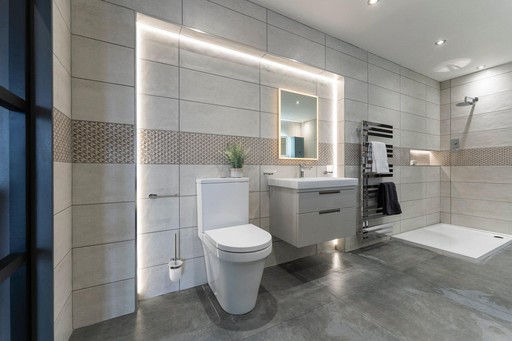 Bathroom showroom at MKM Carlisle.
