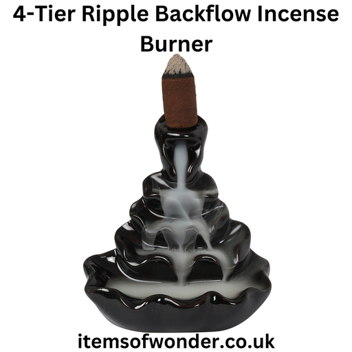 4-Tier Ripple Backflow Incense Burner