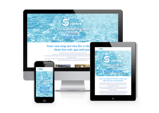 Website for Pool Cleaning Company - Exeter
