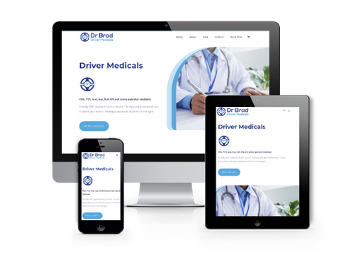 Website for a doctor in Starcross, Exeter